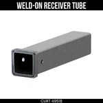 Curt Weld-on Receiver Tube, 3X18 Inch, Raw Steel, 5/8 Pin Hole, Hitch Part 49518. Fixed Price $84.99.