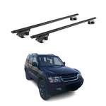 Fits Mitsubishi Montero 1999-2006 Roof Rack Cross Bars Black Carrier Pcs. Fixed Price $109.99.