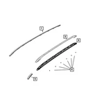 Genuine Mopar Luggage Rack Cover Left 6XN97DX8AA. Fixed Price $132.29.