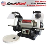 Bucktool Bench Grinder And Buffer, 8-INCH Dual-speed With Low/high. Fixed Price $161.99.