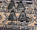 Set 4- Yakima Railrider 1 Towers W/ Landing Pads Roof Racks Nice!!. Fixed Price $122.00.