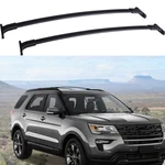 Set Black Aluminum Matte Roof Rack Cross Bars Fit Ford Explorer 2016-2019. Fixed Price $60.99.