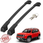 Joytutus Lockable Roof Rack Cross Bars For Jeep Renegade 2015-2024. Fixed Price $107.19.