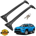 Joytutus Lockable Roof Rack Cross Bars For Toyota RAV4 2019-2025 W/ Rails. Fixed Price $111.99.
