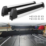 Universal Ski Snowboard Roof Rack Carrier Cross Bars Holder Aluminum W/ Lock. Fixed Price $125.37.