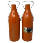 Lot Of 2 Skybar Insulated Wine Travelers Champagne Cooler Carrier Orange. Fixed Price $34.87.