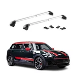 For Mini Cooper Clubman 16-24 Omac Silver Flush-mounted Roof Rails Cross Bars. Fixed Price $129.99.