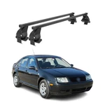 Smooth Roof Racks Cross Bars Luggage Carrier For Vw Jetta A4 2000-2005 Black 2X. Fixed Price $189.99.