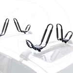 Fit Bmw 2-PAIR Roof Top Kayak Rack Canoe Carrier Cross Bar Mount Board Holder. Fixed Price $59.99.