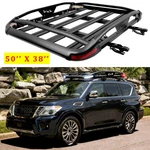 Roof Rack Luggage Cargo Basket+cross Bars W/ Led Light For Nissan Armada 2017-24. Fixed Price $229.15.