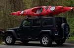 Thule 300 Gutter Roof Rack 58" Bars W/ Locks & Key - Audi, Jeep, Bmw, Ford. Fixed Price $399.95.