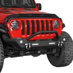 Hooke Road Front Bumper W/winch Plate For 07-26 Jeep Wrangler Jk Jl Gladiator Jt. Fixed Price $208.86.