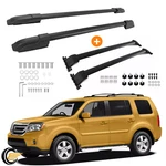 Aluminum 4PCS Roof Rack Side Rail + Cross Bar For Honda Pilot 2009 2010-2015. Fixed Price $95.75.