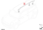 Genuine Mini Cooper One R55 Coop.s Jcw D 1.6 2.0 Roof Railing Right 51137174118. Fixed Price $219.30.