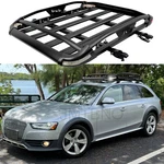 For Audi A4 Allroad Roof Rack Cargo Basket Luggage Carrier Crossbars W/ Lights. Fixed Price $229.20.
