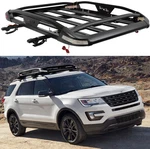Roof Racks Cargo Basket Cross Bars With Led Lights 2016-2019 Ford Explorer. Fixed Price $229.06.