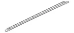 Genuine Land-rover Roof Luggage Carrier Side Rail LR055273. Fixed Price $203.39.