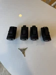 Genuine Thule 450 Crossroad Square Bar Foot Pack With Locks Key.exc. Cond!. Fixed Price $140.00.