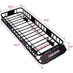 65'' Universal Travel Cargo Rack Luggage Carrier Basket Holder Roof. Fixed Price $149.00.