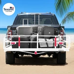 500 Lbs Heavy Duty Hitch Mount Cargo Carrier 60" X 24" 14.4" Folding Rac. Fixed Price $266.28.