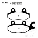 19748-SINTERED Brake Pads Hh Scooter ALTN:7873060/7870304 Compatible. Fixed Price $50.59.