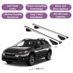 Erkul Roof Rack Crossbars For Subaru Crosstrek 2018-2023 Raised Rails-silver. Fixed Price $148.41.