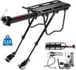 Rear Bike Rack Cargo Alloy Luggage Carrier Bicycle 110 Lbs Capacity Holder. Fixed Price $22.98.