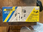 Vintage Sealed Nos Thule 1050 10-2 Lockable Vertical Ski Racks Roof. Fixed Price $29.00.