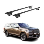 Fits Lincoln Navigator 2018-2024 Roof Rack Cross Bars Black Carrier Pcs. Fixed Price $109.99.