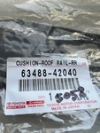 2013-2018 Toyota RAV4 Rear Right Luggage Rack Cushion New Oem 63488-42040. Fixed Price $19.00.