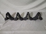 Set 4 Yakima Sst MK2 Round Bar Roof Rack Towers Missing Tightening Screws. Fixed Price $22.00.
