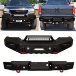 Vijay Steel Front Bumper & Rear For 2003-2006 Gmc Sierra 2500HD/3500. Fixed Price $1379.00.