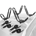 2-PAIR Kayak Rack Universal Rooftop Cross Bars Mount Canoe Paddle Board Carrier. Fixed Price $59.50.