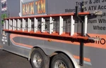 Pack'em Enclosed Trailer Exterior Wall Ladder Rack. Fixed Price $140.00.