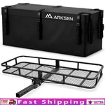 Heavy Duty 500LBS Cargo Carrier Hitch Mount Storage Basket Suvs Trucks Vans Rvs. Fixed Price $324.81.