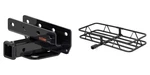 Trailer Hitch Receiver W/ Cargo Carrier Basket Fixed 500 Lbs Curt Class #13392. Fixed Price $286.99.