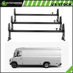 Set Universal Roof Ladder Rack Cargo Square Van 3 Bar For Chevy Dodge Luggage. Fixed Price $82.64.