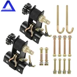 2 Ladder Rack Ratchet Straps W/ J-hook 1.5"W 7.5"L For Round Tube Mount Truck. Fixed Price $24.68.