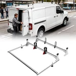 No-drill Van Steel Roof Ladder Rack 3-BAR Fit 2011-ON Nissan NV1500/2500/3500. Fixed Price $169.99.