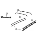 Genuine Mopar Luggage Rack Cover Right 7EX92DX8AA. Fixed Price $606.07.