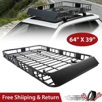 64'' Roof Rack 500LBS W/extension Cargo Suv Top Luggage Carrier Basket Holder. Fixed Price $100.50.