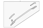 Genuine Nissan 2017-2020 Rogue Sl Hybrid Roof Rail Rack Assembly Left 738235HJ1A. Fixed Price $447.92.