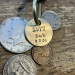 1977 320I Solid Brass Key Fob. Fixed Price $14.95.