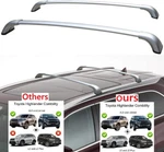 For 2014-2019 Toyota Highlander Cross Bars Roof Rack Rails Silver Aluminum. Fixed Price $73.29.