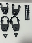 Thule 562 Ski, Pole Holders + 853-0196 Straps Hardware. Fixed Price $23.99.