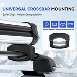 Universal Roof Mount Rack Carriers For 6 Pair 4 Snowboards. Fixed Price $75.00.