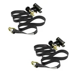 2X Ladder Rack Ratchet Straps 1.5"W 7.5"L For Round Tube Mount Truck W/ J-hook. Fixed Price $39.59.