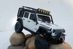 Kyosho Mini Z 4X4 Jeep Body Armor Cage With Rack Light Bar And Side Ladder. Fixed Price $38.50.