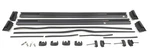 New Oem Mopar Roof Rack Crossbars Kit Black 82215961 Jeep Cherokee 2014-2023. Fixed Price $349.95.