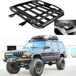 For Jeep Cherokee Xj 50" Crossbars Raise Roof Rack Cargo Basket Carrier W/light. Fixed Price $229.05.